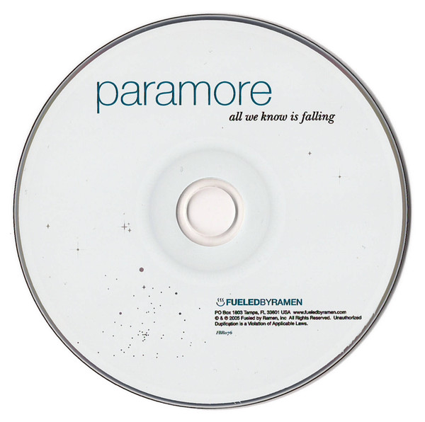 Paramore - All We Know Is Falling | Fueled By Ramen (FBR076) - 2 Paramore - All We Know Is Falling | Fueled By Ramen (FBR076) - 2