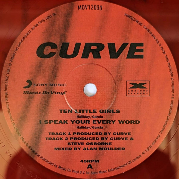 Curve - Blindfold EP | Music On Vinyl (MOV12030) - 3 Curve - Blindfold EP | Music On Vinyl (MOV12030) - 3