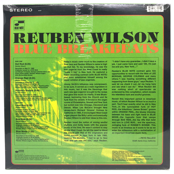 Reuben Wilson - Blue Breakbeats | Blue Note (B1 7243 4 94707 1 2)