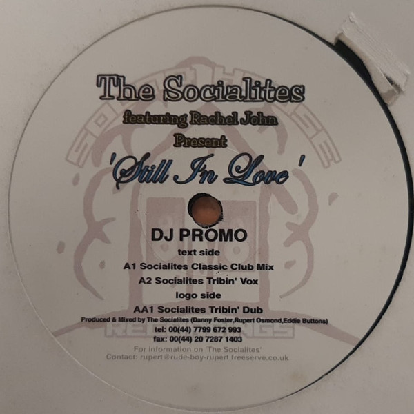 The Socialites Featuring Rachel John - Still In Love | Sound House Recordings (SHSE-002) - main The Socialites Featuring Rachel John - Still In Love | Sound House Recordings (SHSE-002) - main