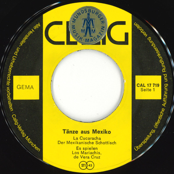 Los Mariachis De Veracruz - Tänze Aus Mexiko | Calig (CAL 17 719) - 3