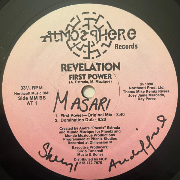 Revelation - Synth-It / First Power | Atmosphere Records (AT 1)