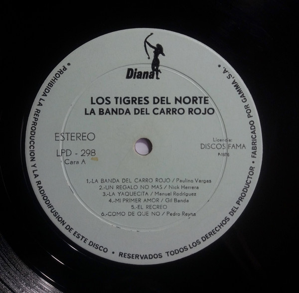 Los Tigres Del Norte - La Banda Del Carro Rojo | Diana (LPD-298) - 4