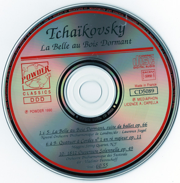 Pyotr Ilyich Tchaikovsky - La Belle au Bois Dormant / Quatuor à Cordes n°1 | Powder Classics (CD5089) - 4