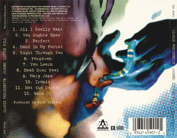 Alanis Morissette - Jagged Little Pill [CD] | Maverick (CDW 45901) - 2