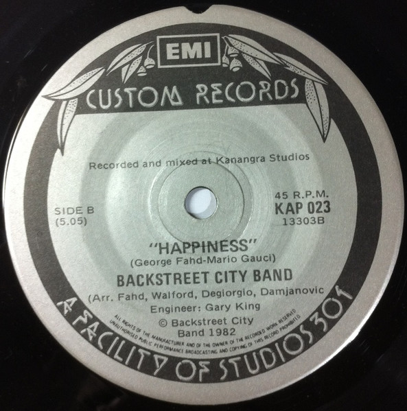 Backstreet City Band - The Letter | EMI Custom Records (KAP-023) - 2