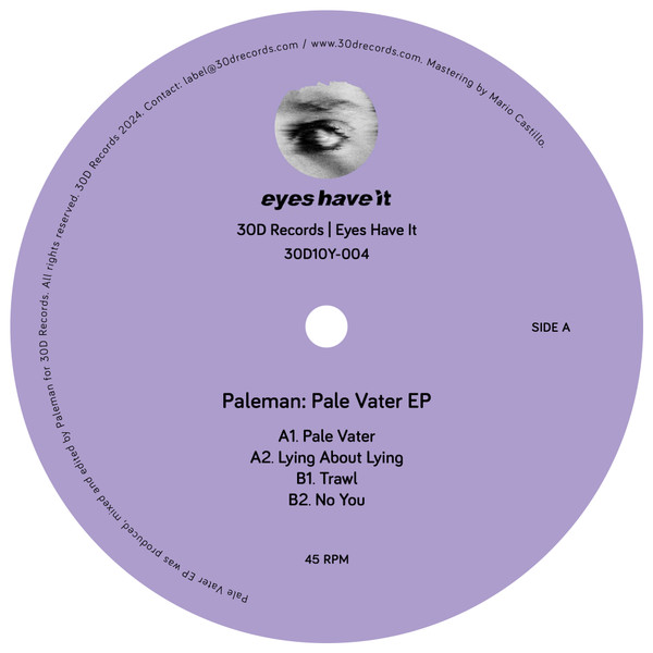 Paleman - Pale Vater EP | 30D Records (30D10Y​-​004)