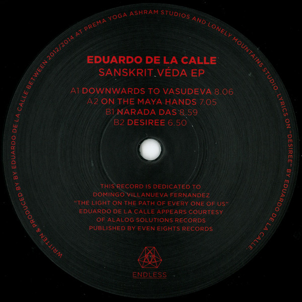 Eduardo De La Calle - Sanskrit Véda EP | Endless (NDL008) - main