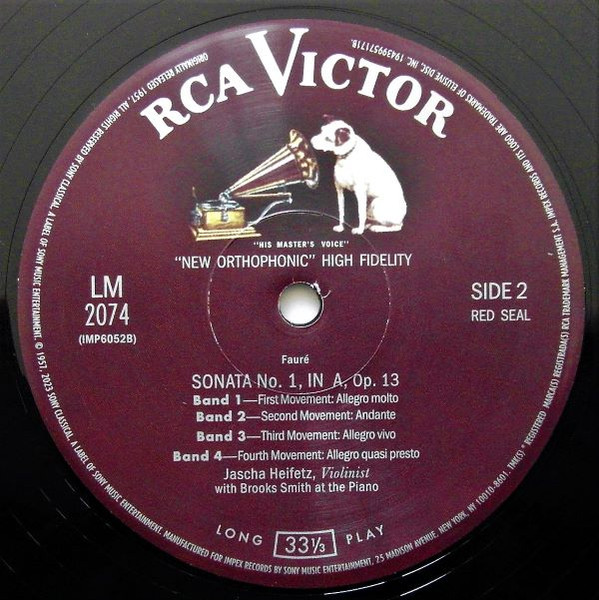 Jascha Heifetz - The Lark | Impex Records (IMP-6052) - 4 Jascha Heifetz - The Lark | Impex Records (IMP-6052) - 4