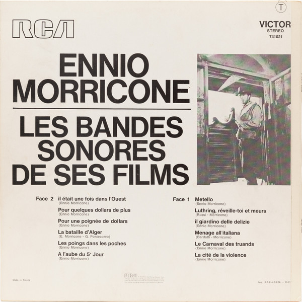 Ennio Morricone - Les Bandes Sonores De Ses Films | RCA Victor (741021) - 2
