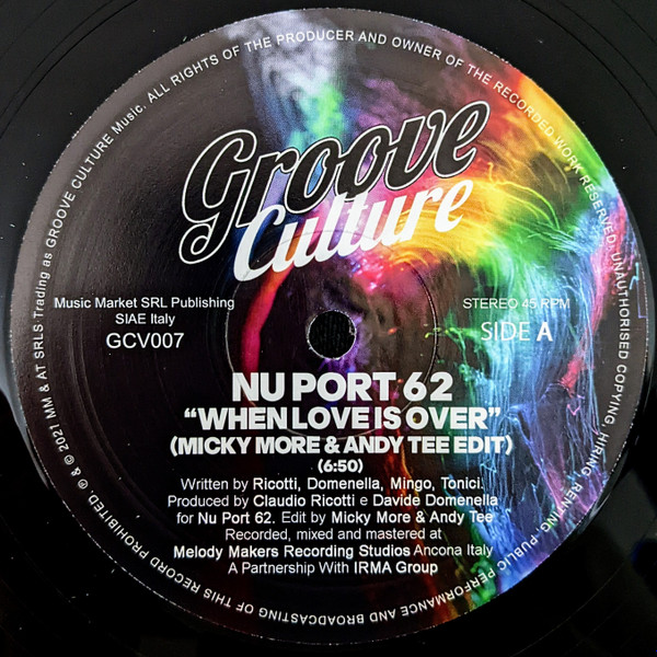 Nu Port 62 - When Love Is Over | Groove Culture Music (GCV007) - main Nu Port 62 - When Love Is Over | Groove Culture Music (GCV007) - main