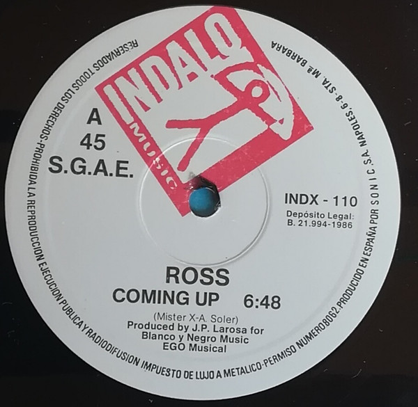 Ross - Coming Up | Indalo Music (INDX-110) - 3