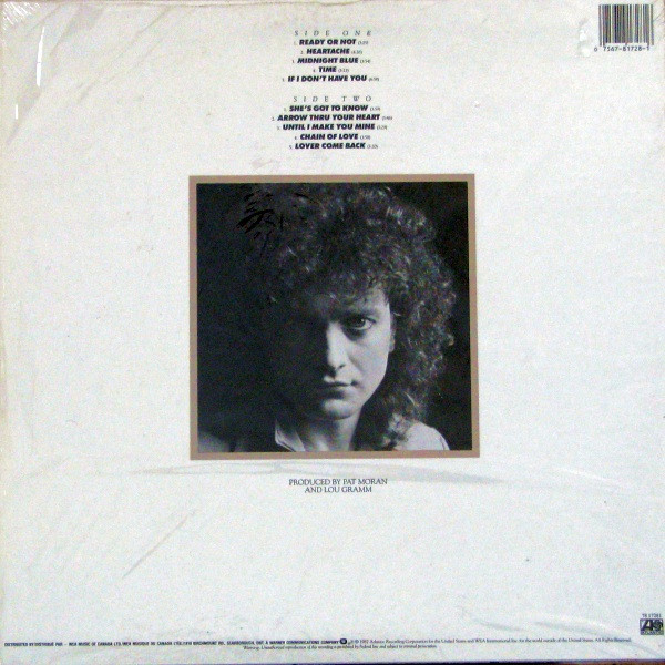 Lou Gramm - Ready Or Not | Atlantic (78 17281) - 2