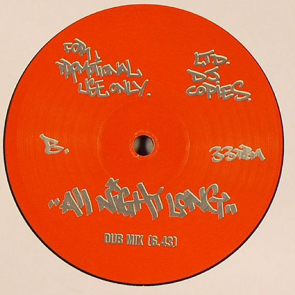 Summerheadz vs. Lionel Richie - All Night Long | Headz (HEADZ 001) - 2 Summerheadz vs. Lionel Richie - All Night Long | Headz (HEADZ 001) - 2