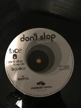 wems - Don't Stop | Deeptraxx Records (DH01) - main