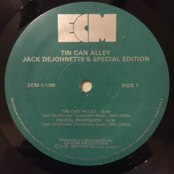 Jack DeJohnette's Special Edition - Tin Can Alley | ECM Records (ECM-1-1189) - 3 Jack DeJohnette's Special Edition - Tin Can Alley | ECM Records (ECM-1-1189) - 3