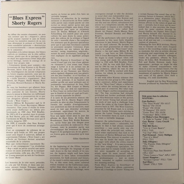 Shorty Rogers - Blues Express | RCA (FXL1 7234) - 3 Shorty Rogers - Blues Express | RCA (FXL1 7234) - 3