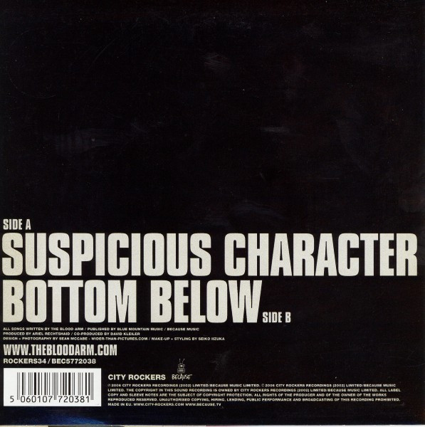 The Blood Arm - Suspicious Character | City Rockers (ROCKERS34) - 2 The Blood Arm - Suspicious Character | City Rockers (ROCKERS34) - 2