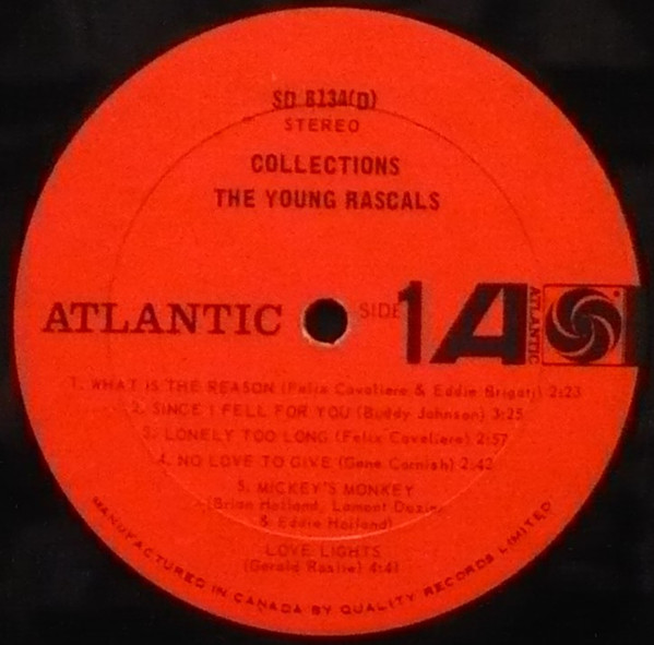 The Young Rascals - Collections | Atlantic (SD 8134(D)) - 2 The Young Rascals - Collections | Atlantic (SD 8134(D)) - 2