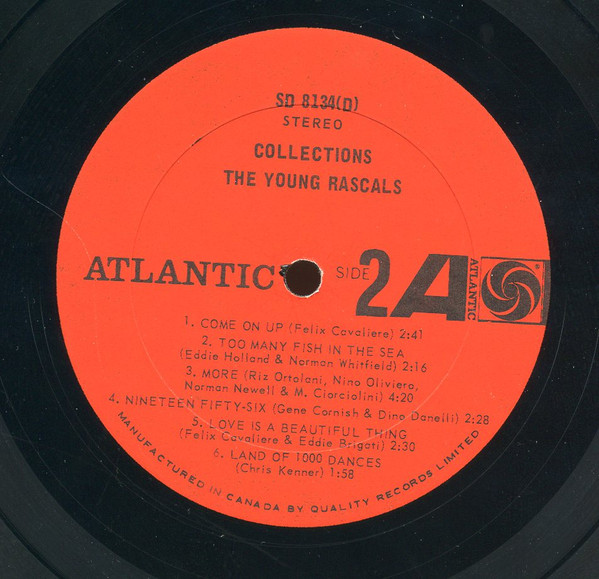 The Young Rascals - Collections | Atlantic (SD 8134(D)) - 3 The Young Rascals - Collections | Atlantic (SD 8134(D)) - 3