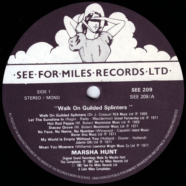 Marsha Hunt - Walk On Gilded Splinters | See For Miles Records Ltd. (SEE 209) - 3 Marsha Hunt - Walk On Gilded Splinters | See For Miles Records Ltd. (SEE 209) - 3
