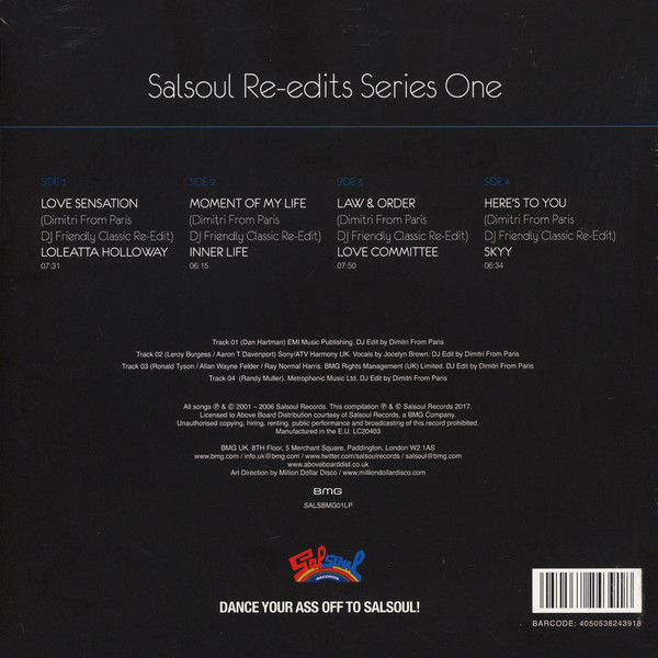 Dimitri From Paris - Salsoul Re-Edits Series One | Salsoul Records (SALSBMG01LP) - 2 Dimitri From Paris - Salsoul Re-Edits Series One | Salsoul Records (SALSBMG01LP) - 2