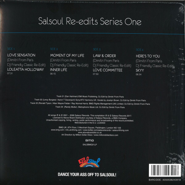 Dimitri From Paris - Salsoul Re-Edits Series One | Salsoul Records (SALSBMG01LP) - 4 Dimitri From Paris - Salsoul Re-Edits Series One | Salsoul Records (SALSBMG01LP) - 4