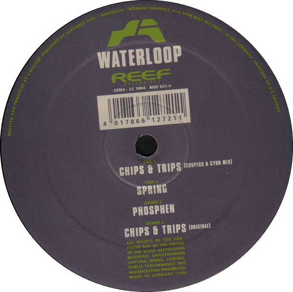 Waterloop - Chips & Trips | Reef Recordings (REEF 021-6) - main Waterloop - Chips & Trips | Reef Recordings (REEF 021-6) - main