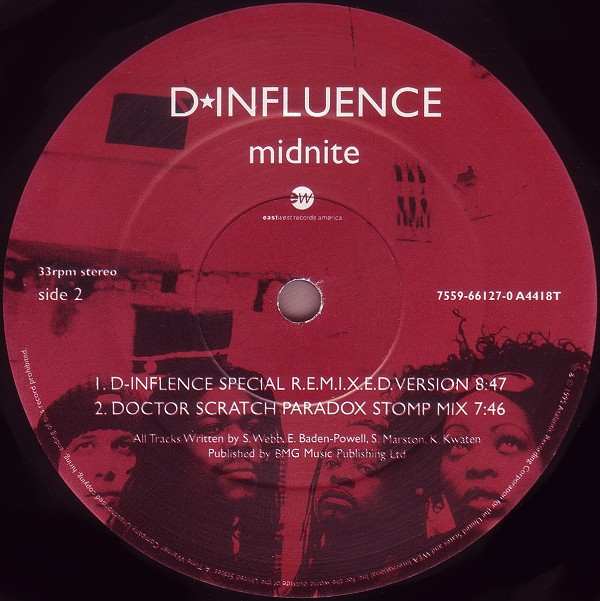 D'Influence - Midnite | EastWest Records America (7559-66127-0) - 2 D'Influence - Midnite | EastWest Records America (7559-66127-0) - 2