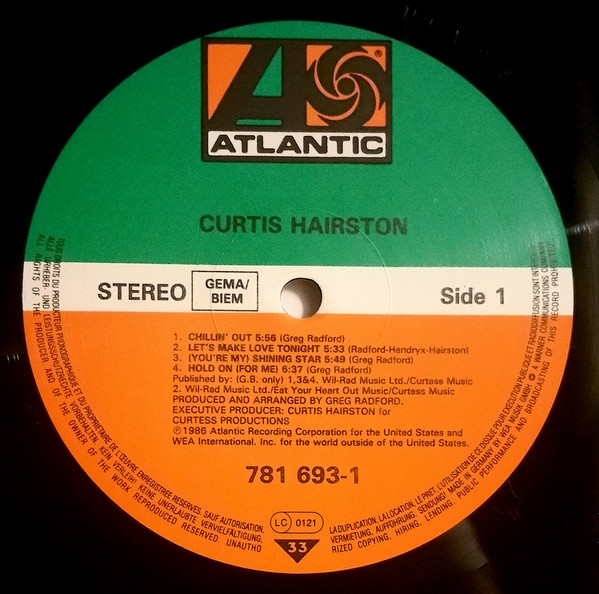 Curtis Hairston - Curtis Hairston | Atlantic (781 693-1) - 3 Curtis Hairston - Curtis Hairston | Atlantic (781 693-1) - 3