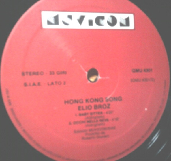 Elio Broz - Hong Kong Song | Muvicom (QMU 4301) - 3