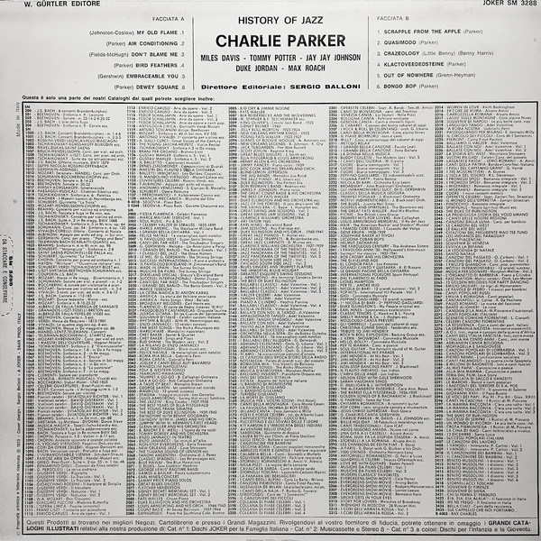 Charlie Parker - Charlie Parker | Joker (SM 3288) - 2 Charlie Parker - Charlie Parker | Joker (SM 3288) - 2