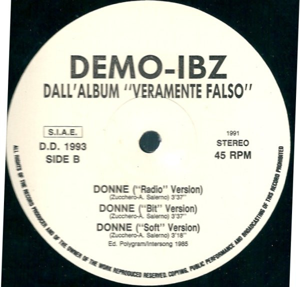 Fiorello - Terra Promessa / Donne | Free Records Independent (D.D. 1993) - 2