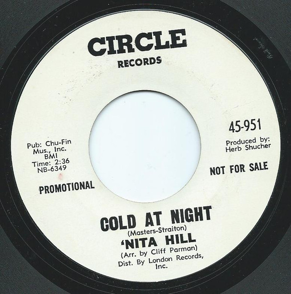 Nita Hill - Cold At Night | Circle Records (45-951) - main