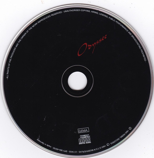 Love Like Blood - Odyssee | Rebel Rec. (SPV CD 085 - 45552-L) - 3