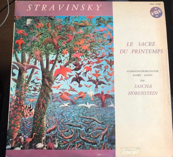 Igor Stravinsky , Jascha Horenstein , Südwestfunkorchester Baden-Baden - Le Sacre Du Printemps | VOX (GBY 12.120) - main