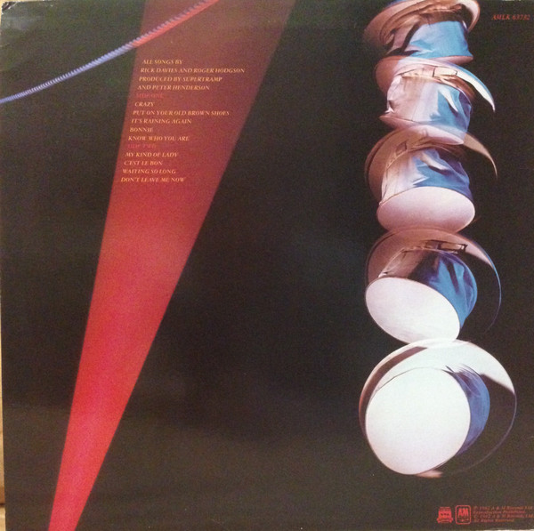 Supertramp - "...Famous Last Words..." | A&M Records (AMLK 63732) - 2