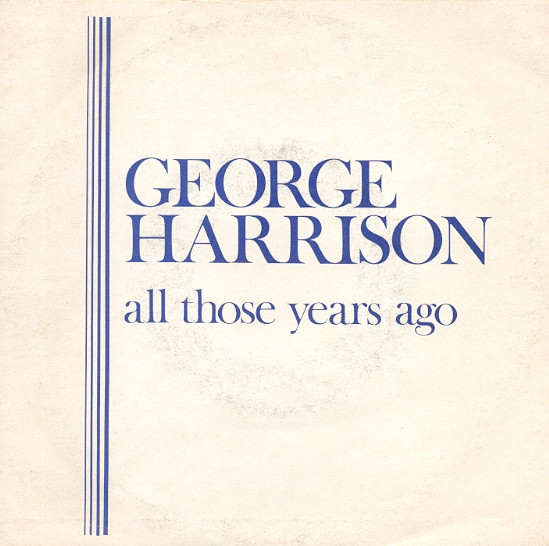 George Harrison - All Those Years Ago | Dark Horse Records (W 17807) - main