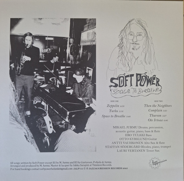 Soft Power - Space To Breathe | Jazzaggression Records (JALP755) - 2