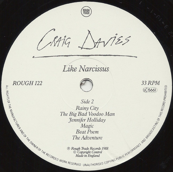 Craig Davies - Like Narcissus | Rough Trade (ROUGH 122) - 4