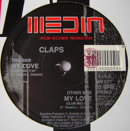 Claps - My Love | Media Records (MR 577) - main Claps - My Love | Media Records (MR 577) - main