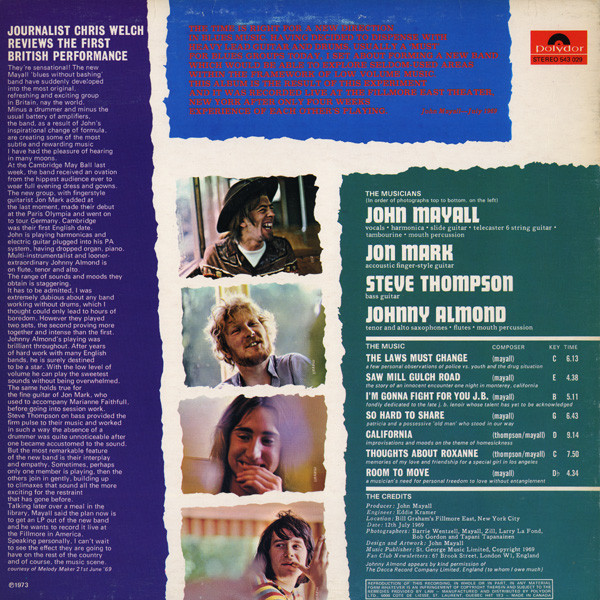 John Mayall - The Turning Point | Polydor (543 029) - 2