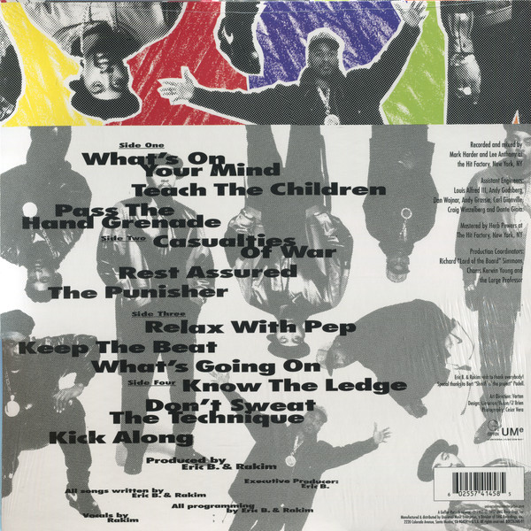 Eric B. & Rakim - Don't Sweat The Technique (2LP) [Vinyl] | Geffen Records (B0026368-01) - 2