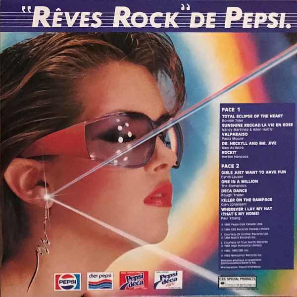 Various - «Rêves Rock» De Pepsi [Vinyl] | CBS (CSPS 2346) - 3