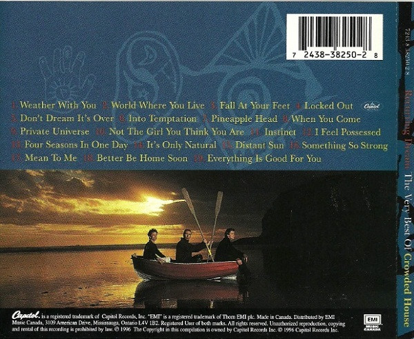 Crowded House - Recurring Dream: The Very Best Of Crowded House | Capitol Records (7243 8 38250 2 8) - 3 Crowded House - Recurring Dream: The Very Best Of Crowded House | Capitol Records (7243 8 38250 2 8) - 3