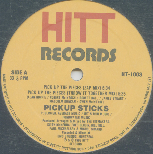 Pickup Sticks - Pick Up The Pieces | Hitt Records (HT-1003)