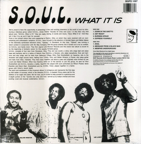 S.O.U.L. - What Is It | BGP Records (BGPD 1087) - 2 S.O.U.L. - What Is It | BGP Records (BGPD 1087) - 2