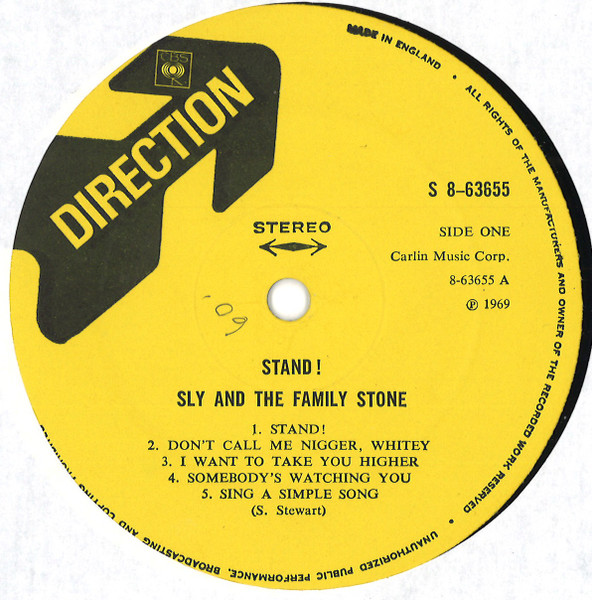 Sly & The Family Stone - Stand! | CBS (63655) - 3 Sly & The Family Stone - Stand! | CBS (63655) - 3