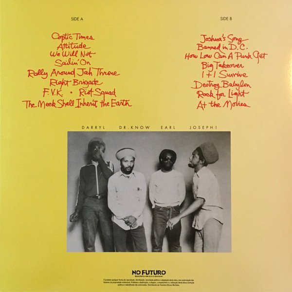 Bad Brains - Rock For Light | No Futuro (URO 1998) - 2 Bad Brains - Rock For Light | No Futuro (URO 1998) - 2