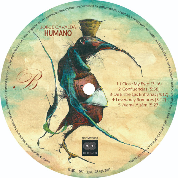 Jorge Gavaldá - Humano | Discómanos Records (DSCMNS003) - 4 Jorge Gavaldá - Humano | Discómanos Records (DSCMNS003) - 4